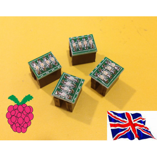 PMW LED modules board Set for Raspberry Pi PWM/Servo ( Red , Yellow, Green, Blue