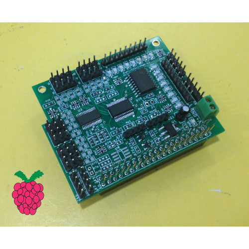 Raspberry Pi - i2c 16 Channel PWM Servo & i2c 23017 x1 - 16 GPIO Board