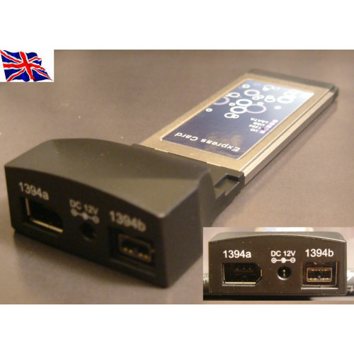 Express/34 FireWire 1394a X1 1394b X1 ExpressCard