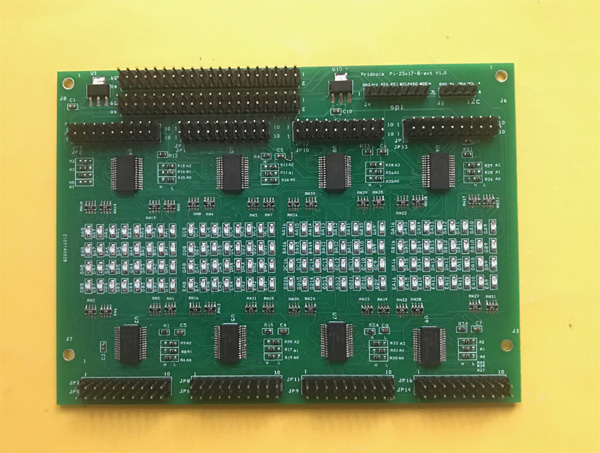 Raspberry Pi  I2C 23017x8 -EXT   Board