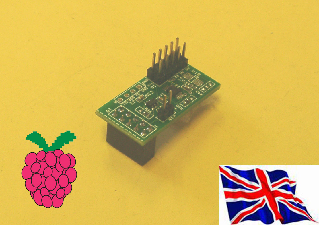 Rs-Pi i2c AD / DA Module  Board