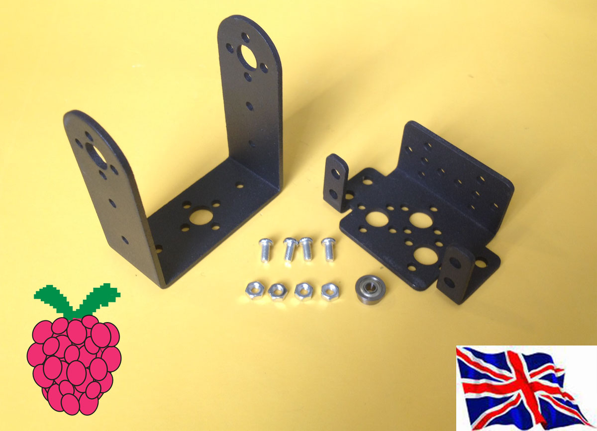 Rs- Pi 2 DOF Pan and Tilt Bracket  - No Servos