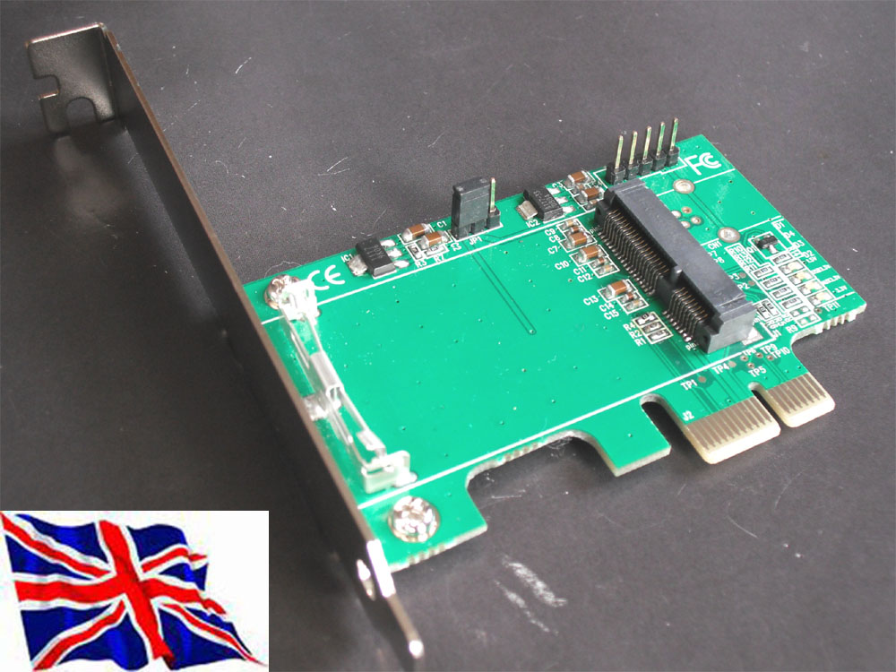 PCI Express PCIe to Mini PCIe card Adapter