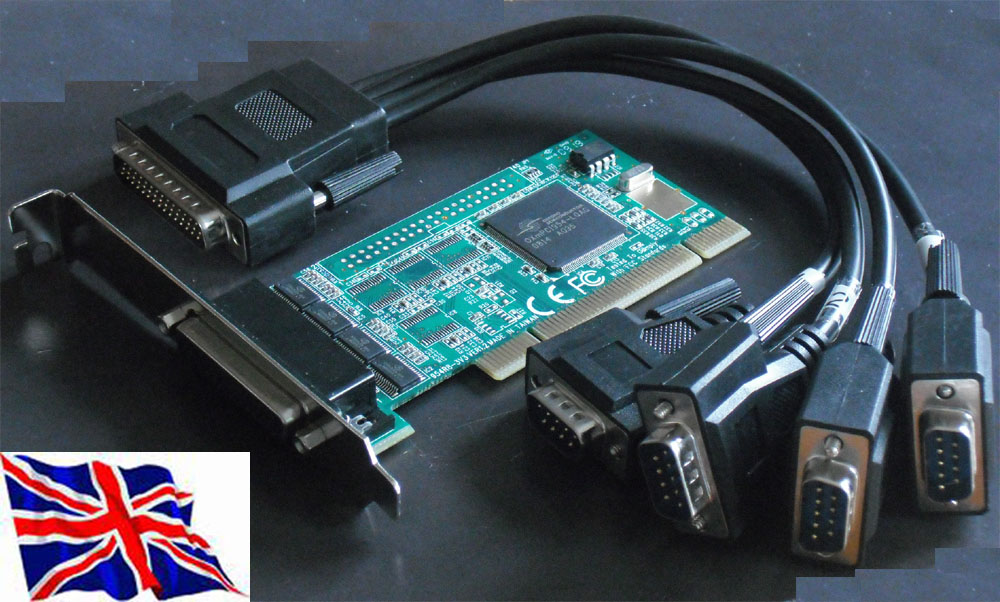 PCI RS232  4 port Serial Port  9Pin 16C950 4S