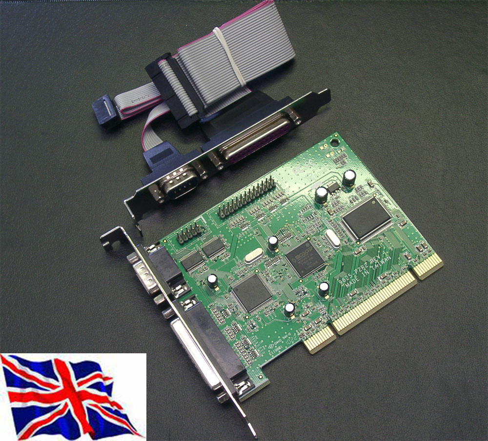 PCI 2S2P Combo Card with  2 port Serial 9Pin 16C1050 (SystemBase 1052) +2 Parall