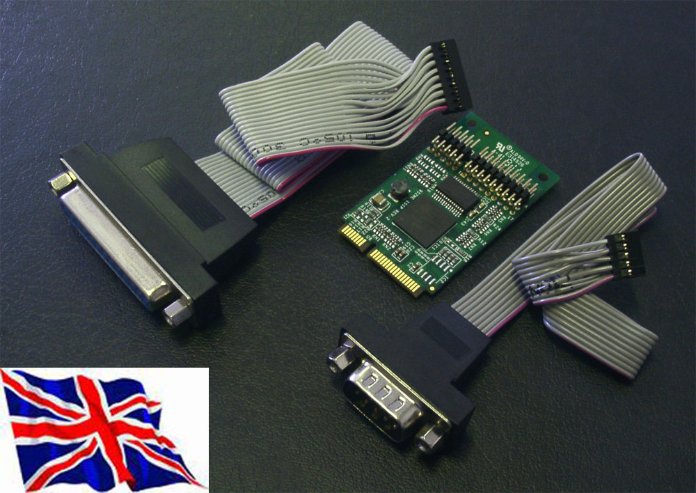 Mini PCI Express 1 Serial 16C950 + 1 Parallel